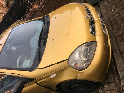  Toyota Yaris Automatic Spares and Parts or Repairs