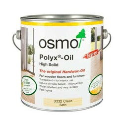 Osmo Polyx-Oil Hardwax-Oil, Express, 3332 Clear Satin, 2.5L