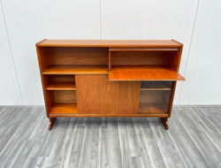 Teak Mid Century Drinks Cabinet / Bookcase by Nathan Furniture. Retro Vintage