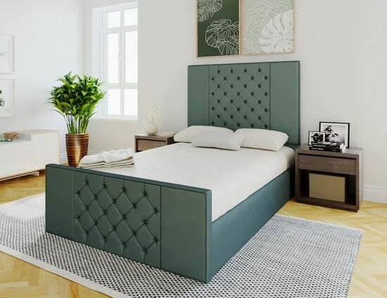 Hippo™ Newbury Ottoman Double Bed With Matching Headboard - ON SALE £603  3