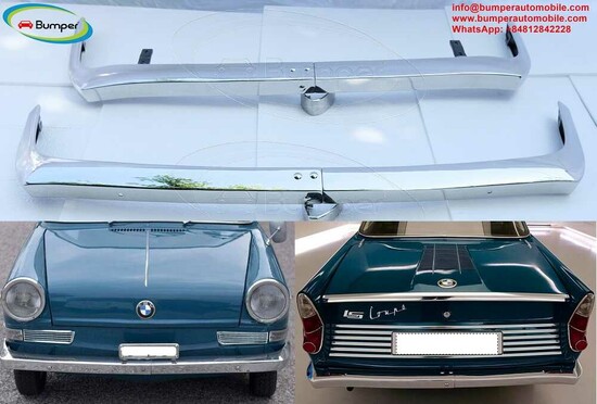 BMW 700 bumper  (1959–1965) by stainless steel  (BMW 700 Stoßfänger)   0