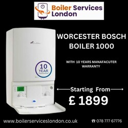 Summer Deal on Worcester Bosch 1000 with 10 -Year Manufacturer Warranty from £1899 