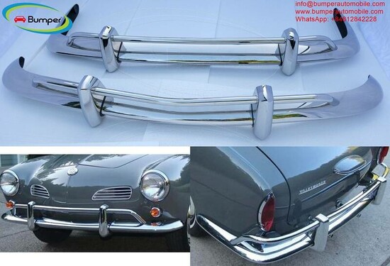 Volkswagen Karmann Ghia US type bumper (1955 – 1966) by stainless steel   0