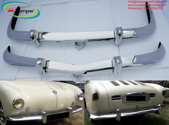 Volkswagen Karmann Ghia Euro style bumper (1970-1971) by stainless steel  (VW Karmann Ghia European Stoßfänger)