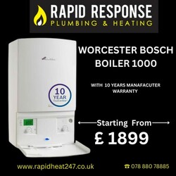 Summer Savings on a Brand New Worcester Bosch 1000 Boiler Installation 