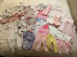 Bundle of Baby Girls Clothes 3-6 Months and Sleep Bag