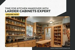 Get 100% Satisfaction With Our Custom Larder Cabinet Solutions – Get Free Design Visit!