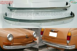 Volkswagen Type 3 bumper (1970-1973) in stainless steel  (VW Type 3 Stoßfänger)