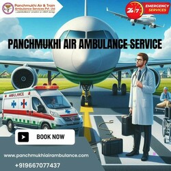 Use Demandable Panchmukhi Air Ambulance Services in Patna with Complete Medical Aid