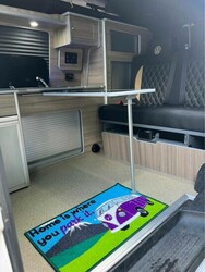 2017 T6 Transporter camper with poptop and air con.