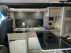 2017 T6 Transporter camper with poptop and air con.