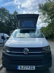 2017 T6 Transporter camper with poptop and air con.