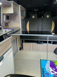 2017 T6 Transporter camper with poptop and air con.