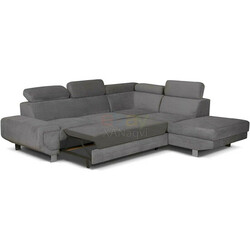 Modern Arctic Sleeper Sofa Bed With Storage (Grey) thumb-130350