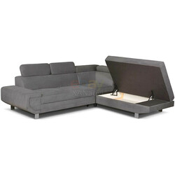 Modern Arctic Sleeper Sofa Bed With Storage (Grey) thumb-130349