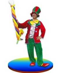 Kids Clown Mascot Children's Entertainer Magician Balloon Modeller Birthday Party Hire Face Painter