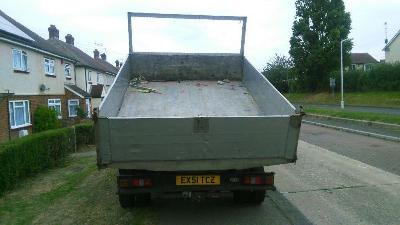  2001 Ford transit crew cab tipper may swap for a van