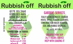 Rubbish Removal, Waste Disposal, Garden Service