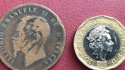 1866 Italy coin