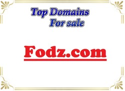 FODZ Dot COM Pronounceable 4 Letter Domain Name LLL