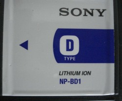Sony Cyber-Shot Lithium-Ion Battery & Charger Dsc-T70