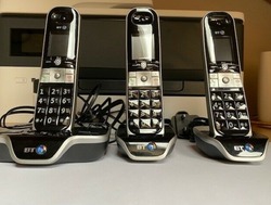 BT 8600 Trio Advanced Call Blocker Cordless Home Phone Set