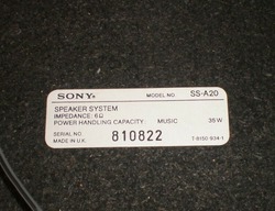 Sony 2-Way Hi-Fi Stereo Speaker System thumb-44347