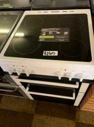 60cm White Bush Electric Cook with Guarantee