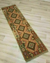 A Kelim Hall Runner Rug (Delivery Available)