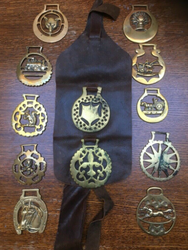 Collection of Antique and Souvenir Horse Brass