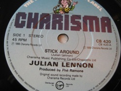 A Nice Selection Of Three Julian Lennon 7 Inch Vinyl Singles thumb-49294